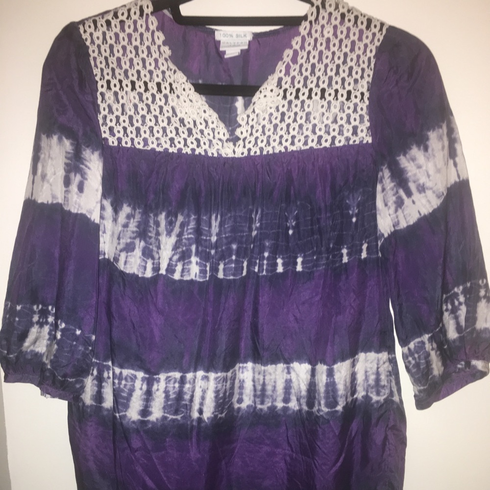 Calypso silk top